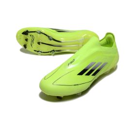 adidas F50 Elite Laceless FG - Solar Yellow/Core Black