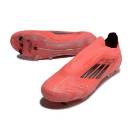 adidas F50 Elite Laceless FG Vivid Horizon - Turbo/Aurora Black/Platin Metallic