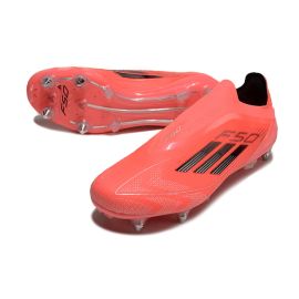 adidas F50 Elite Laceless SG - Turbo/Aurora Black/Platin Met