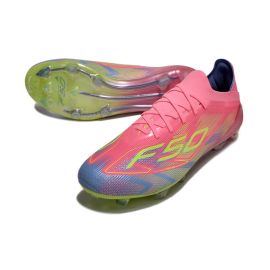 adidas F50 Elite Laces FG 2025 Mystic Victory - Lucid Pink/Lucid Lemon/Blue Fusion