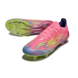 adidas F50 Elite Laces SG 2025 Mystic Victory - Lucid Pink/Lucid Lemon/Blue Fusion