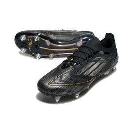 adidas F50 Elite Laces SG - Core Black/Iron Met/Gold Met