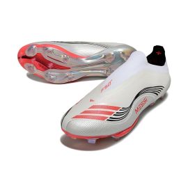 adidas F50 Messi Elite FG Prestig10 - Footwear White Lucid Red Silver Metallic