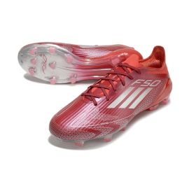 adidas F50 Messi Elite FG - Red/Metallic Silver