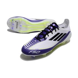 adidas F50 Messi Elite FG - White/Black/Purple