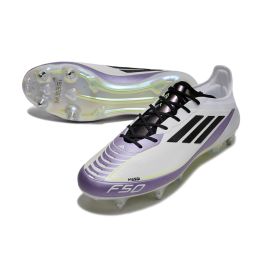 adidas F50 Messi Elite SG Triunfo Estelar - Footwear White/Core Black/Unity Purple
