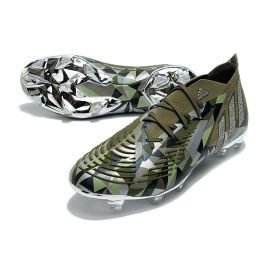 Adidas Predator Edge.1 Crystal FG Swarovski - Focus Olive Silver Metallic Magic Lime