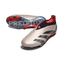 adidas Predator Elite Laceless FG Vivid Horizon - Platin Metallic/Aurora Black/Turbo