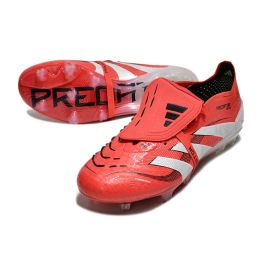 adidas Predator Elite Tongue FG 2025 Pure Victory - Lucid Red/White/Black