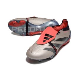 adidas Predator Elite Tongue FG Vivid Horizon - Platin Metallic/Aurora Black/Turbo