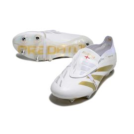 adidas Predator Elite Tongue SG Day Spark - Footwear White/Gold Metallic/Footwear White