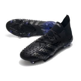 Adidas Predator Freak.1 FG Core Black Iron Metallic Sonic Ink