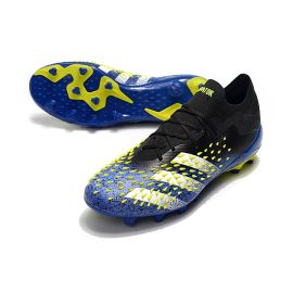 Adidas Predator Freak.1 Low AG Blue Core Black White Solar Yellow