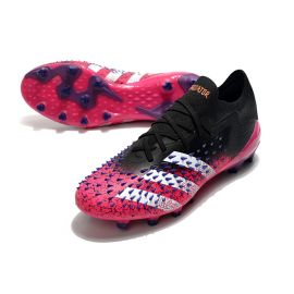 Adidas Predator Freak.1 Low AG Core Black White Shock Pink