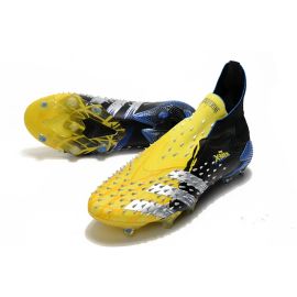 Adidas Predator Freak+ FG Bright Yellow Silver Metallic Core Black