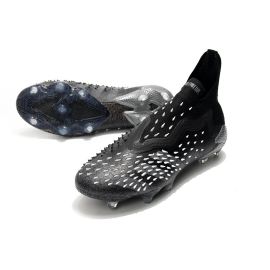 Adidas Predator Freak+ FG Core Black Grey Four White