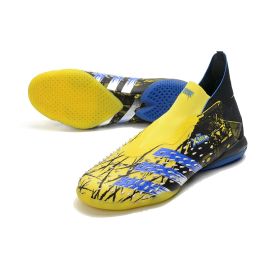 Adidas Predator Freak+ IN Bright Yellow Silver Metallic Core Black