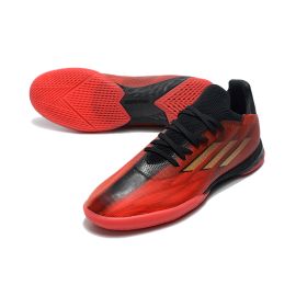 Adidas X Speedflow .1 IN Vivid Red Gold Metallic Core Black