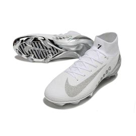 Nike Air Zoom Mercurial Superfly 10 Elite FG White Silver