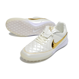 Nike Tiempo Legend SE TF Metallic Summit White Metallic Gold Coin