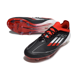 Adidas F50 Elite FG Black White Red