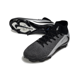 Nike Air Zoom Mercurial Superfly 10 Elite FG Black Silver