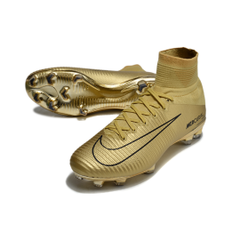 Nike Mercurial Superfly V FG Gold Black