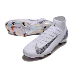 Nike Air Zoom Mercurial Superfly 10 Elite FG White Black