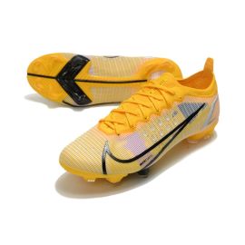 Nike Mercurial Vapor 14 Elite FG Yellow Black Metallic silver