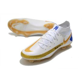 Nike Phantom GT Elite DF FG White Golden Blue