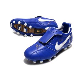 Nike Tiempo Ronaldinho R10 FG - White/Blue