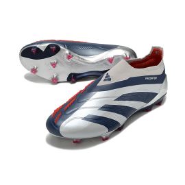 Adidas Predator Laceless Elite FG Tech Indigo Vivid Red